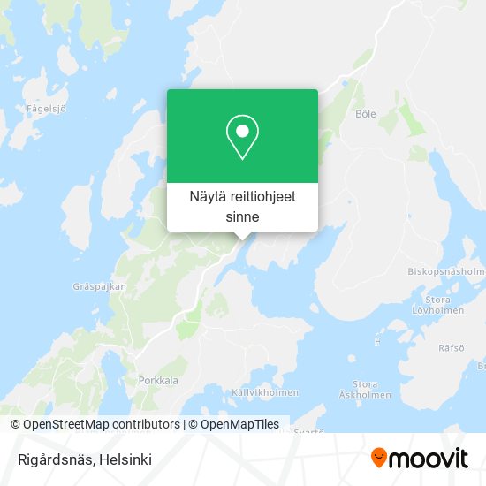 Kuinka päästä kohteeseen Rigårdsnäs paikassa Kirkkonummi kulkuvälineellä  Bussi?