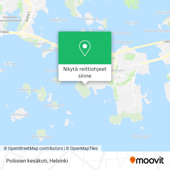Poliisien kesäkoti kartta