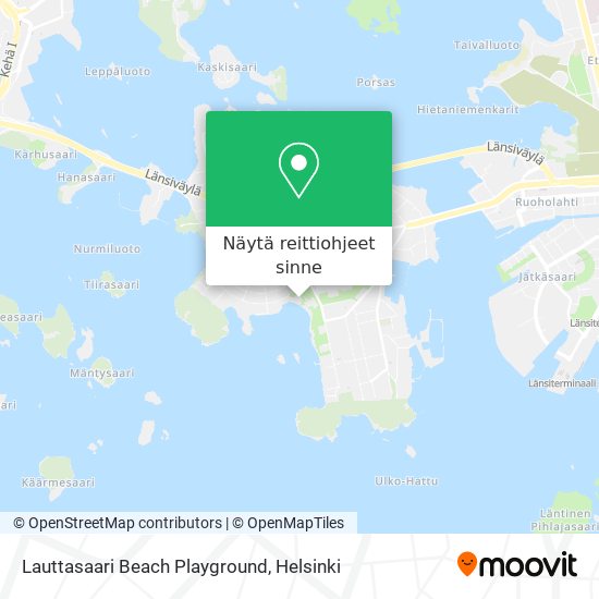 Lauttasaari Beach Playground kartta