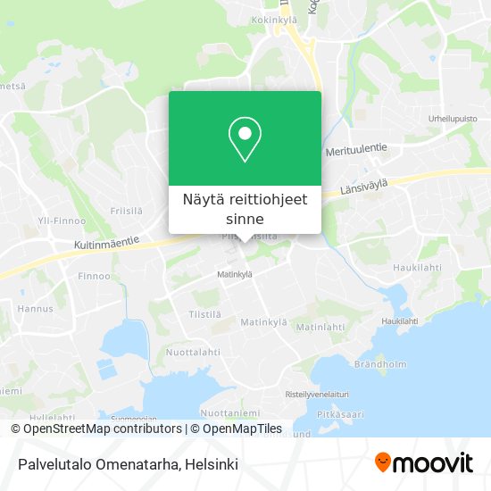 Palvelutalo Omenatarha kartta