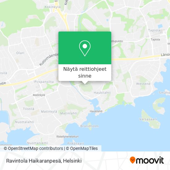 Ravintola Haikaranpesä kartta