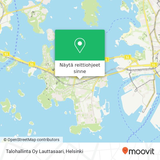 Talohallinta Oy Lauttasaari kartta