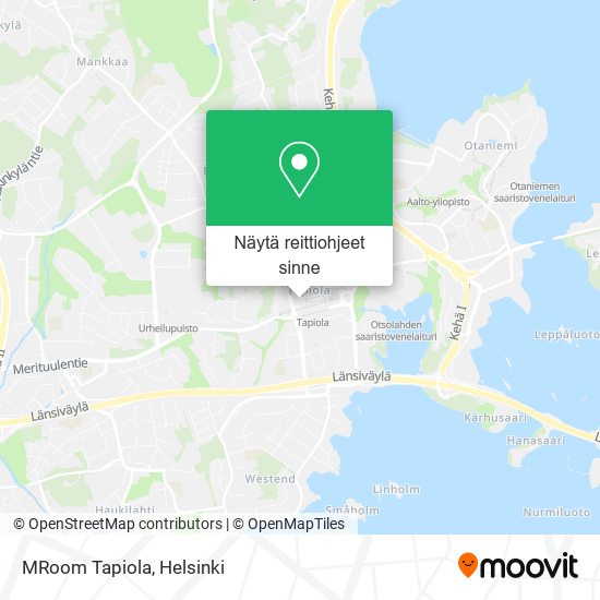 MRoom Tapiola kartta