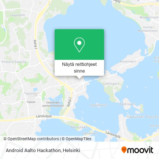 Android Aalto Hackathon kartta