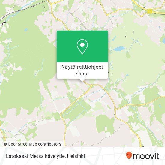 Latokaski Metsä kävelytie kartta