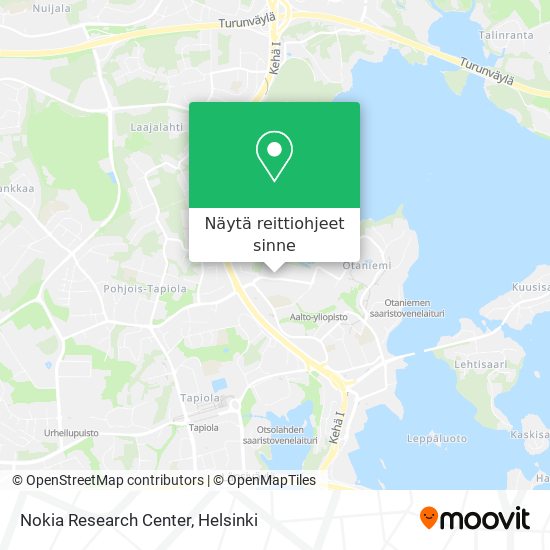 Nokia Research Center kartta