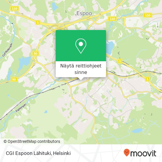 CGI Espoon Lähituki kartta