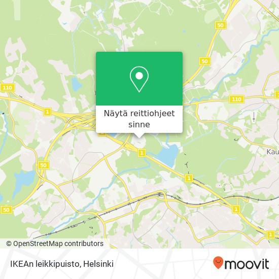 IKEAn leikkipuisto kartta