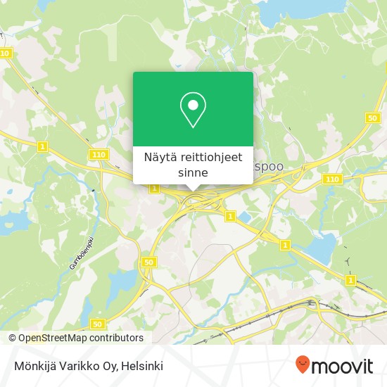 Mönkijä Varikko Oy kartta