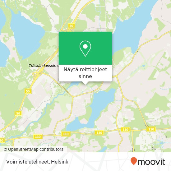 Voimistelutelineet kartta