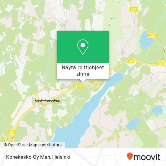 Konekesko Oy Man kartta