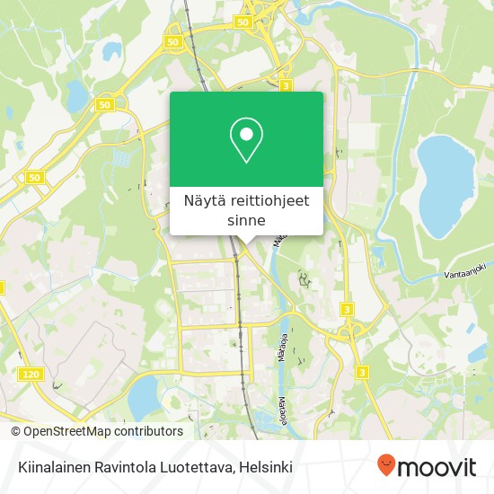 Kiinalainen Ravintola Luotettava kartta