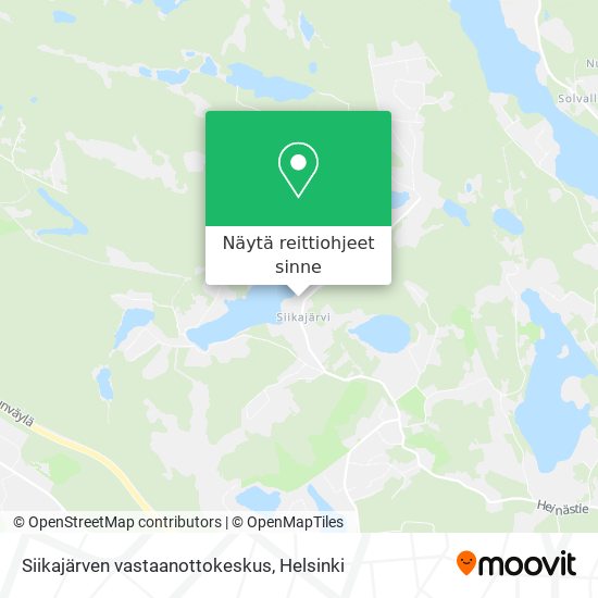Siikajärven vastaanottokeskus kartta