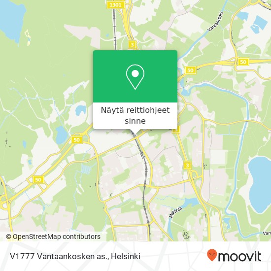 V1777 Vantaankosken as. kartta