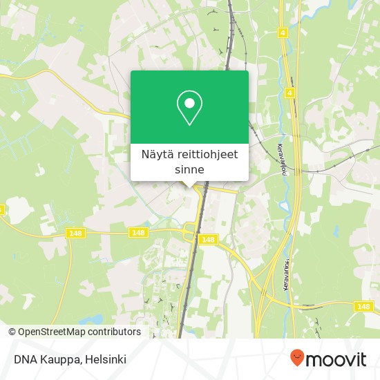 DNA Kauppa kartta