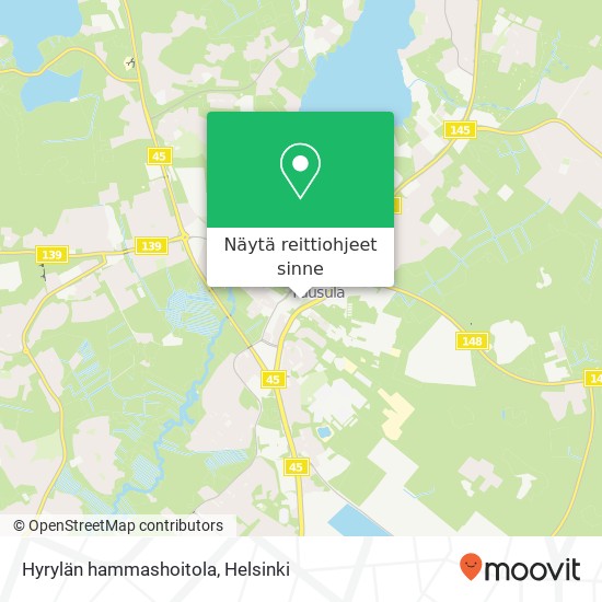 Hyrylän hammashoitola kartta