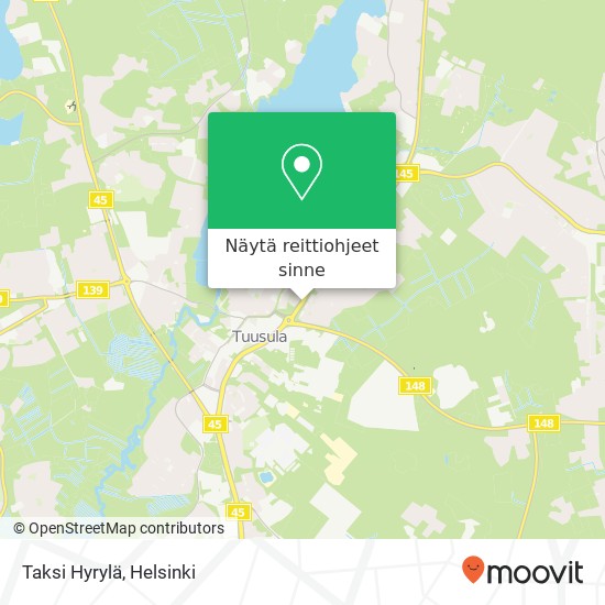 Taksi Hyrylä kartta