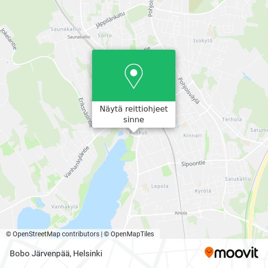 Bobo Järvenpää kartta