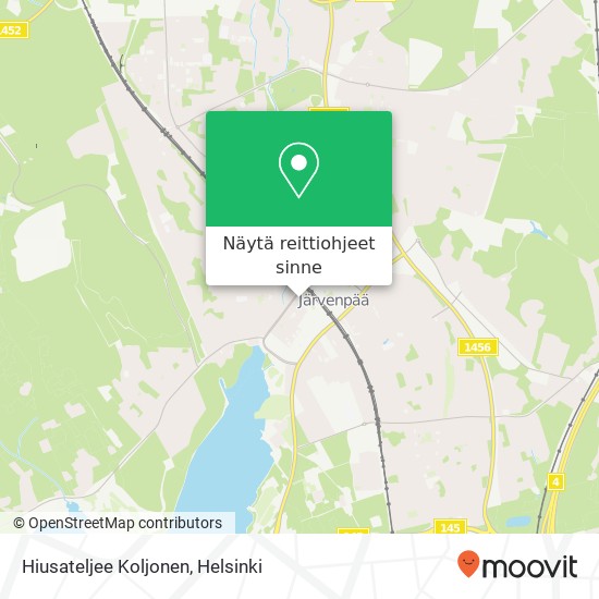 Hiusateljee Koljonen kartta