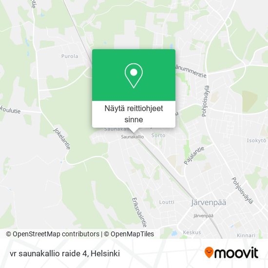 vr saunakallio raide 4 kartta