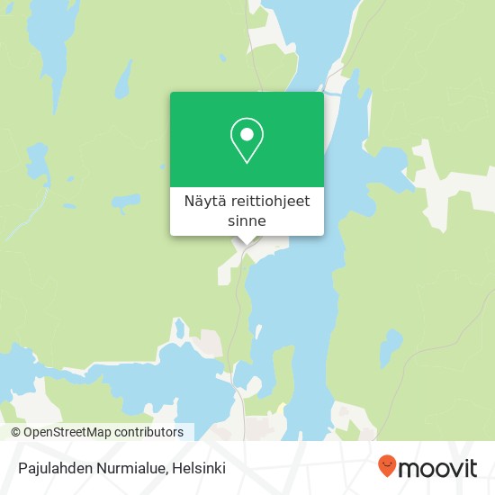 Pajulahden Nurmialue kartta