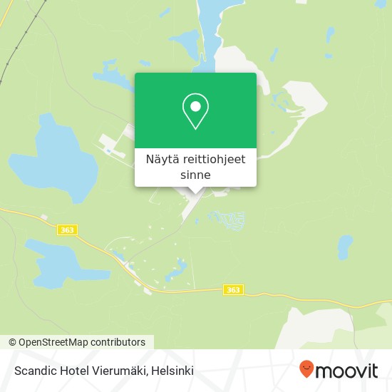 Scandic Hotel Vierumäki kartta
