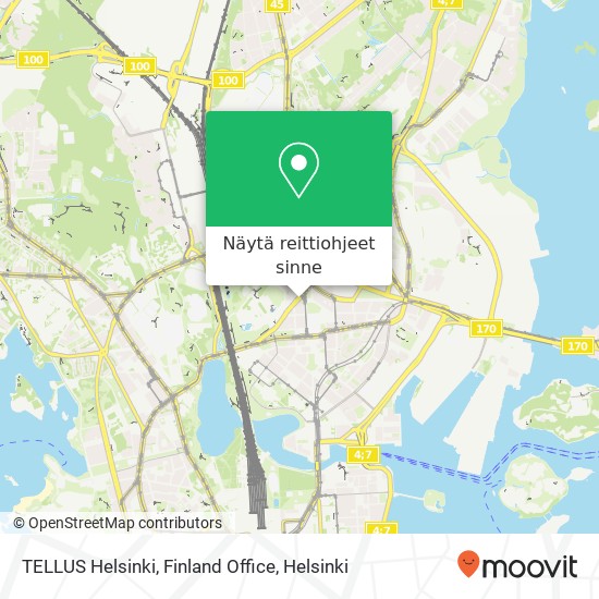 TELLUS Helsinki, Finland Office kartta