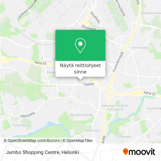 Jumbo Shopping Centre kartta