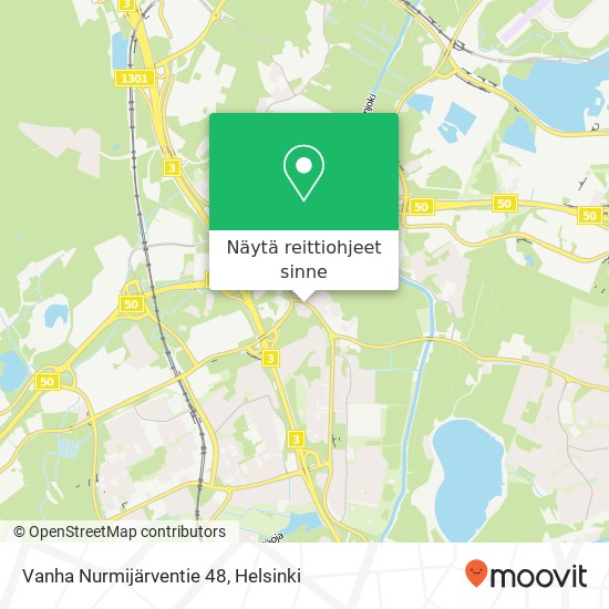 Vanha Nurmijärventie 48 kartta