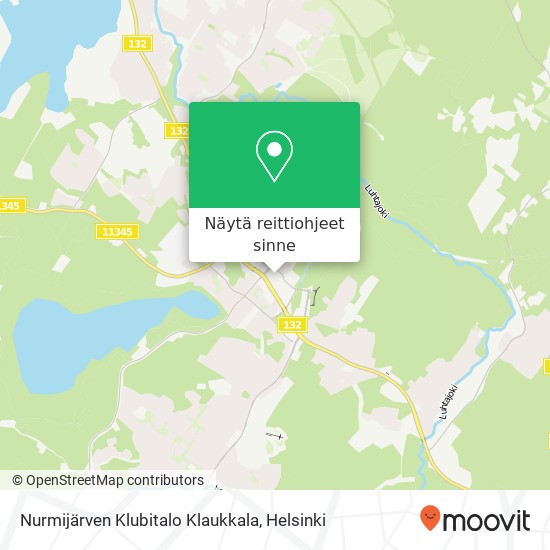 Nurmijärven Klubitalo Klaukkala kartta