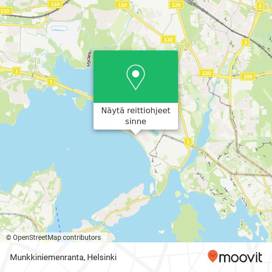 Munkkiniemenranta kartta