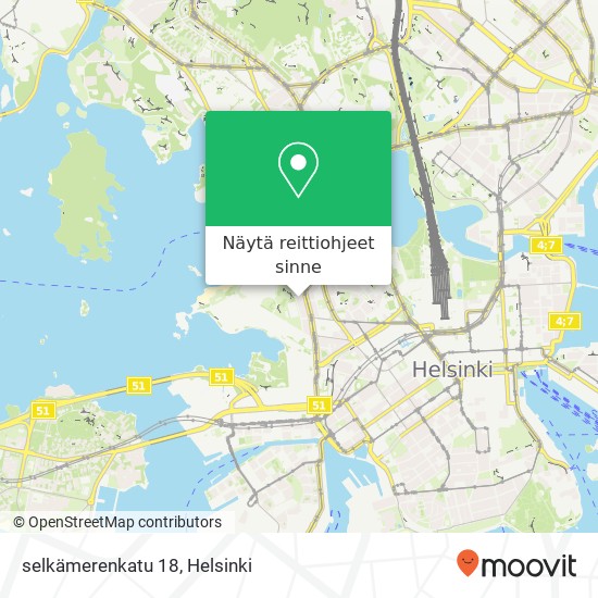 selkämerenkatu 18 kartta