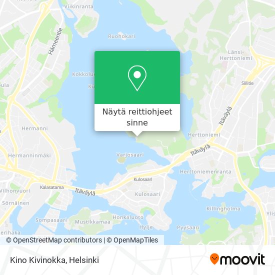 Kino Kivinokka kartta