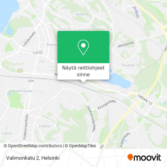 Valimonkatu 2 kartta