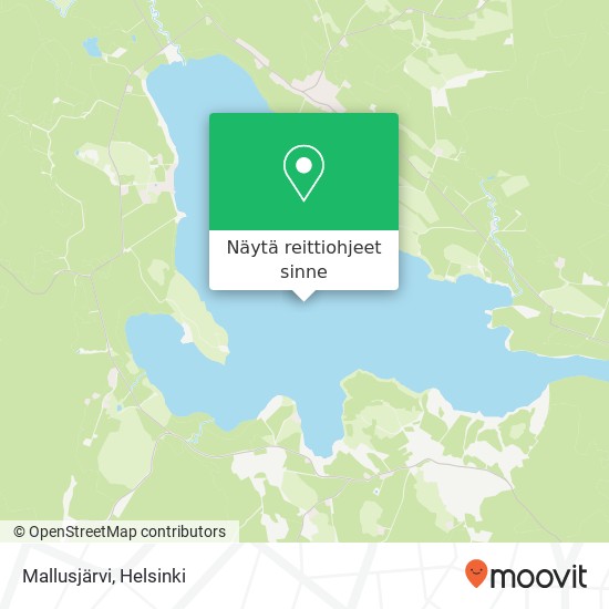 Mallusjärvi kartta