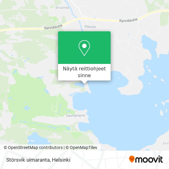 Störsvik uimaranta kartta