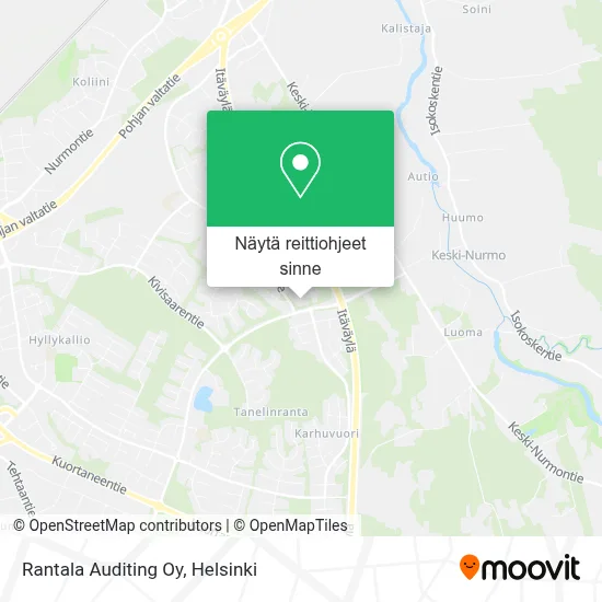Rantala Auditing Oy kartta