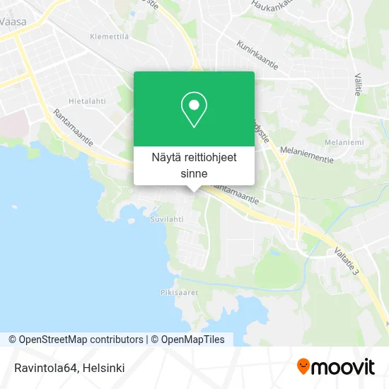 Ravintola64 kartta