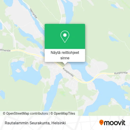 Rautalammin Seurakunta kartta
