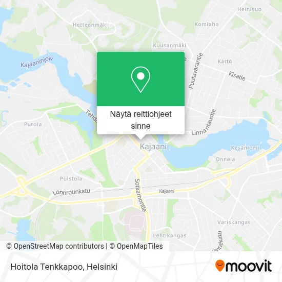 Hoitola Tenkkapoo kartta