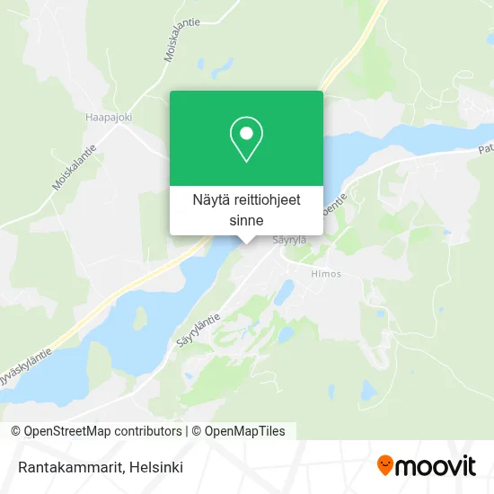 Rantakammarit kartta