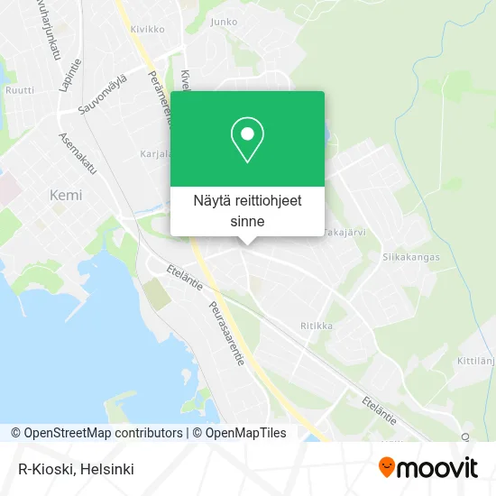 R-Kioski kartta