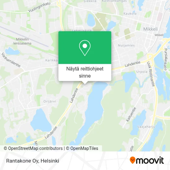 Rantakone Oy kartta