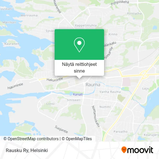 Rausku Ry kartta