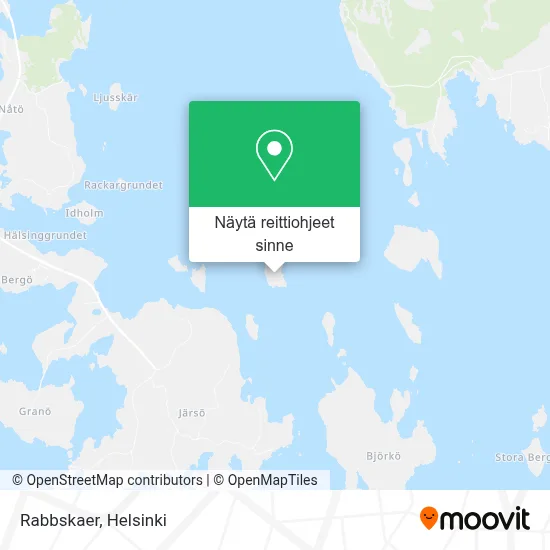 Rabbskaer kartta