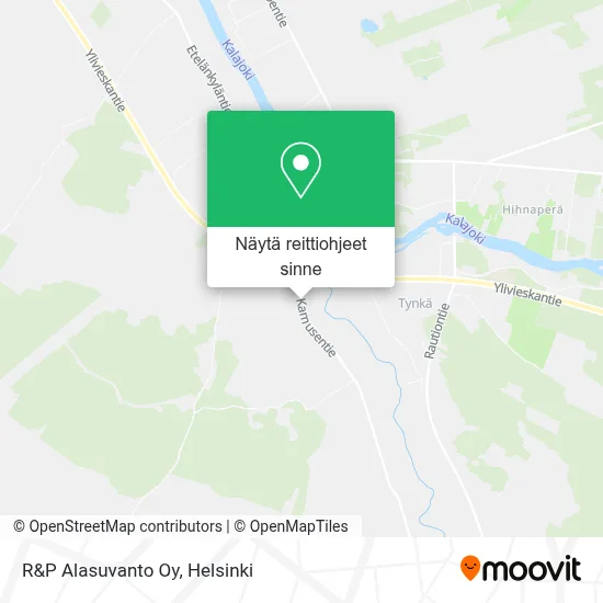 R&P Alasuvanto Oy kartta