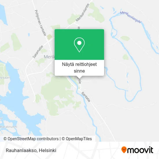 Rauhanlaakso kartta