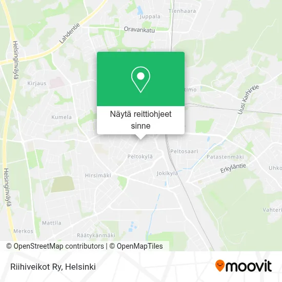 Riihiveikot Ry kartta