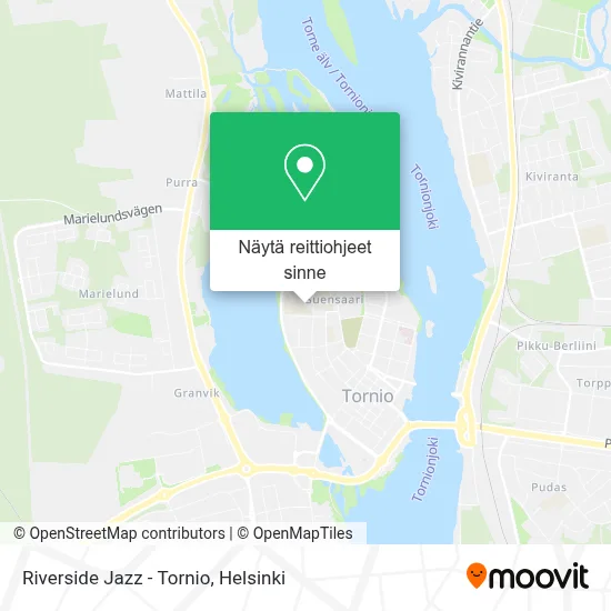 Riverside Jazz - Tornio kartta