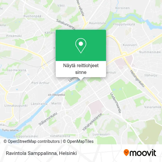 Ravintola Samppalinna kartta